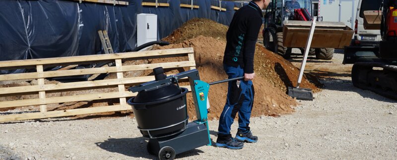 Collomix AOX-S mortar mixer offers high mobility on the construction site